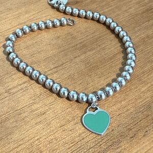 Tiffany & Co - Return to Tiffany Blue Heart Tag Bead Bracelet